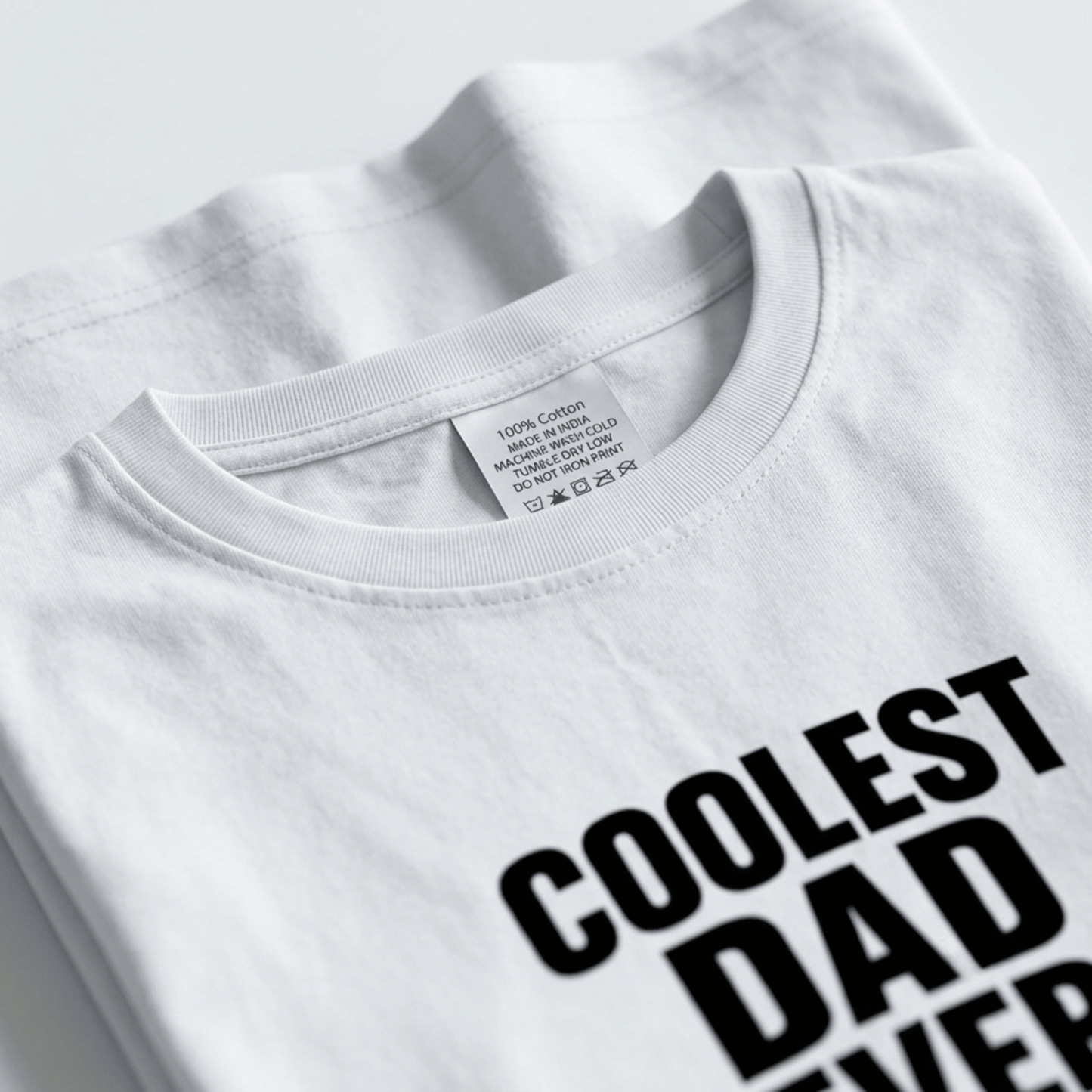 Coolest Dad Ever, Just Ask My Daughter – Funny Cotton Tshirt for Dad | Father's Day Gift