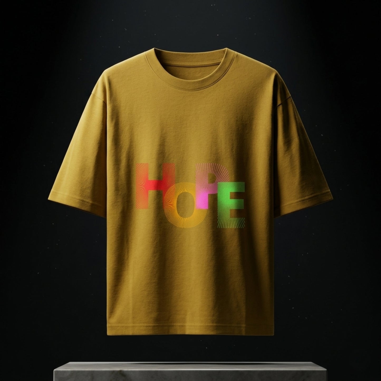 Hope Motivational Unisex Oversized Tee | Trendy Graphic Cotton T-Shirt India