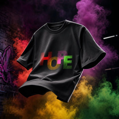 Hope Motivational Unisex Oversized Tee | Trendy Graphic Cotton T-Shirt India