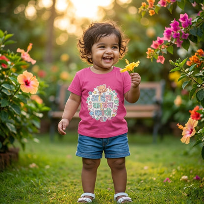 Aaichi Carbon Copy Kids Graphic T-Shirt | Cute Marathi Baby Tee for Girls 0–4 Years