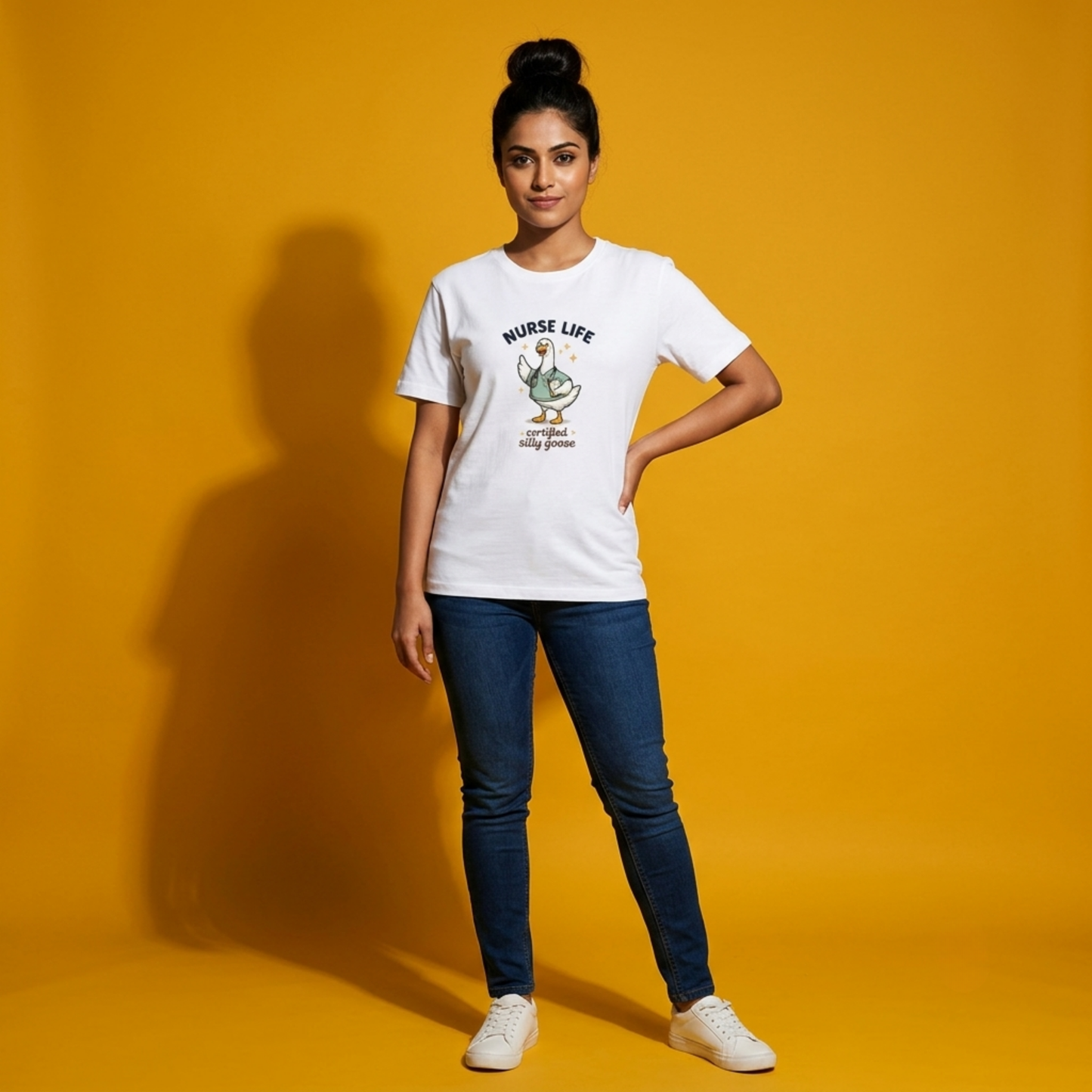Silly Goose Nurse Tee — Funny Nurse Life Unisex T-Shirt