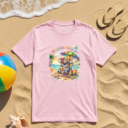 Trendy Beachwear Tee | Vacation Mode On Koala Graphic T-Shirt Men Women