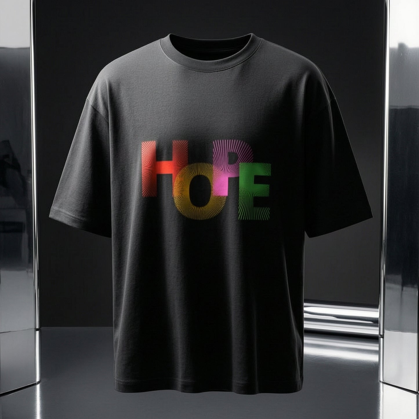 Hope Motivational Unisex Oversized Tee | Trendy Graphic Cotton T-Shirt India