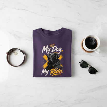 My Dog My Rule Oversized T-Shirt – Unisex Dog Lover Graphic Tee | Cute Pet Owner Apparel