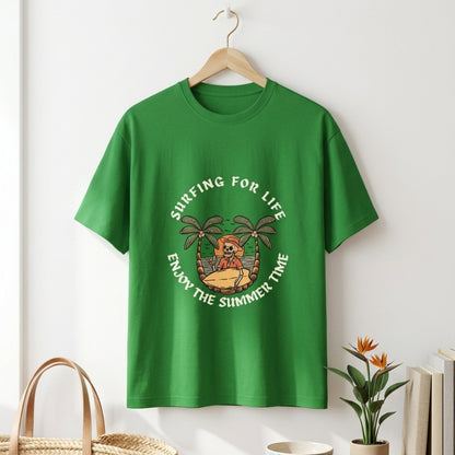 Enjoy The Summer Time Unisex T-Shirt | Summer Vibe Graphic Tee | Beach Summer Graphic Shirt