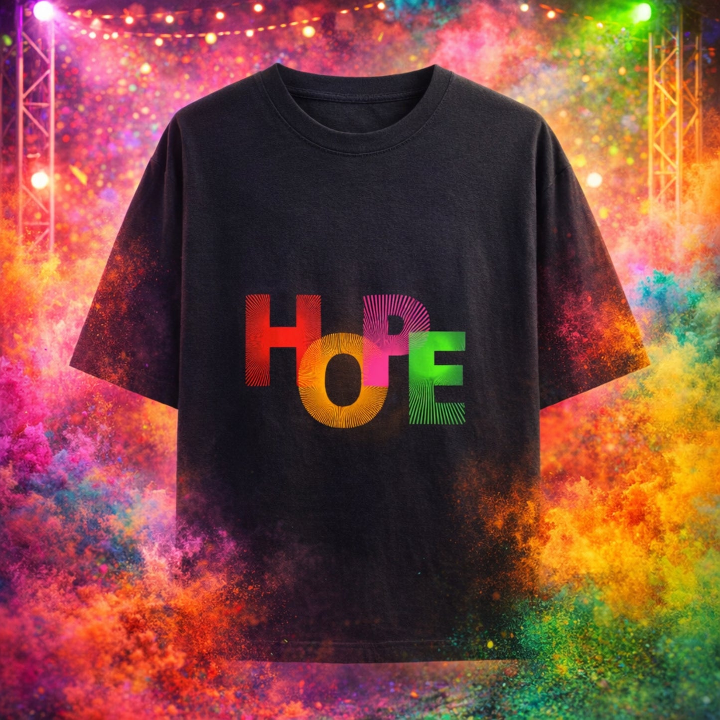 Hope Motivational Unisex Oversized Tee | Trendy Graphic Cotton T-Shirt India