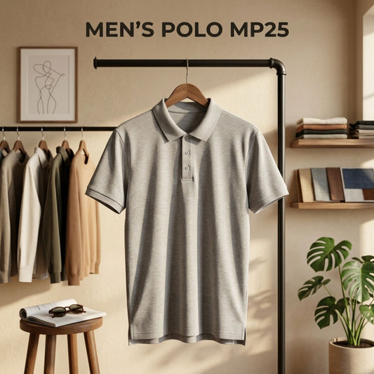 Men’s Plain Polo Collar T-Shirt | 100% Cotton 220 GSM Airtex | Regular Fit Structured Collar | Office & Casual Wear | S to 3XL | MP25