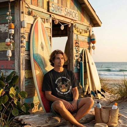 Enjoy The Summer Time Unisex T-Shirt | Summer Vibe Graphic Tee | Beach Summer Graphic Shirt